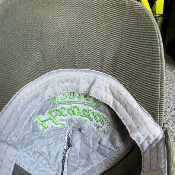 Hawaii Aloha 2015 State Island Logo Khaki Green Distressed Island Crew Cap Hat - Picture 8 of 9